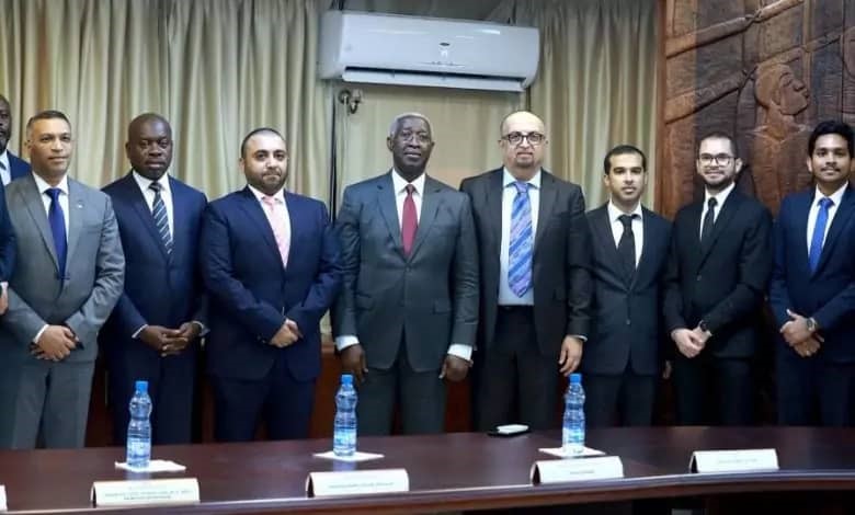 GABON-DIPLOMATIE : Des Responsables de la Confédération de la Chambre de Commerce des Emirat Arabes-Unis à Libreville.